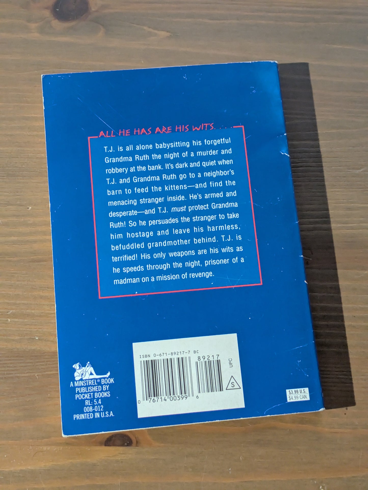 Night of Fear (Vintage Paperback) by Peg Kehret