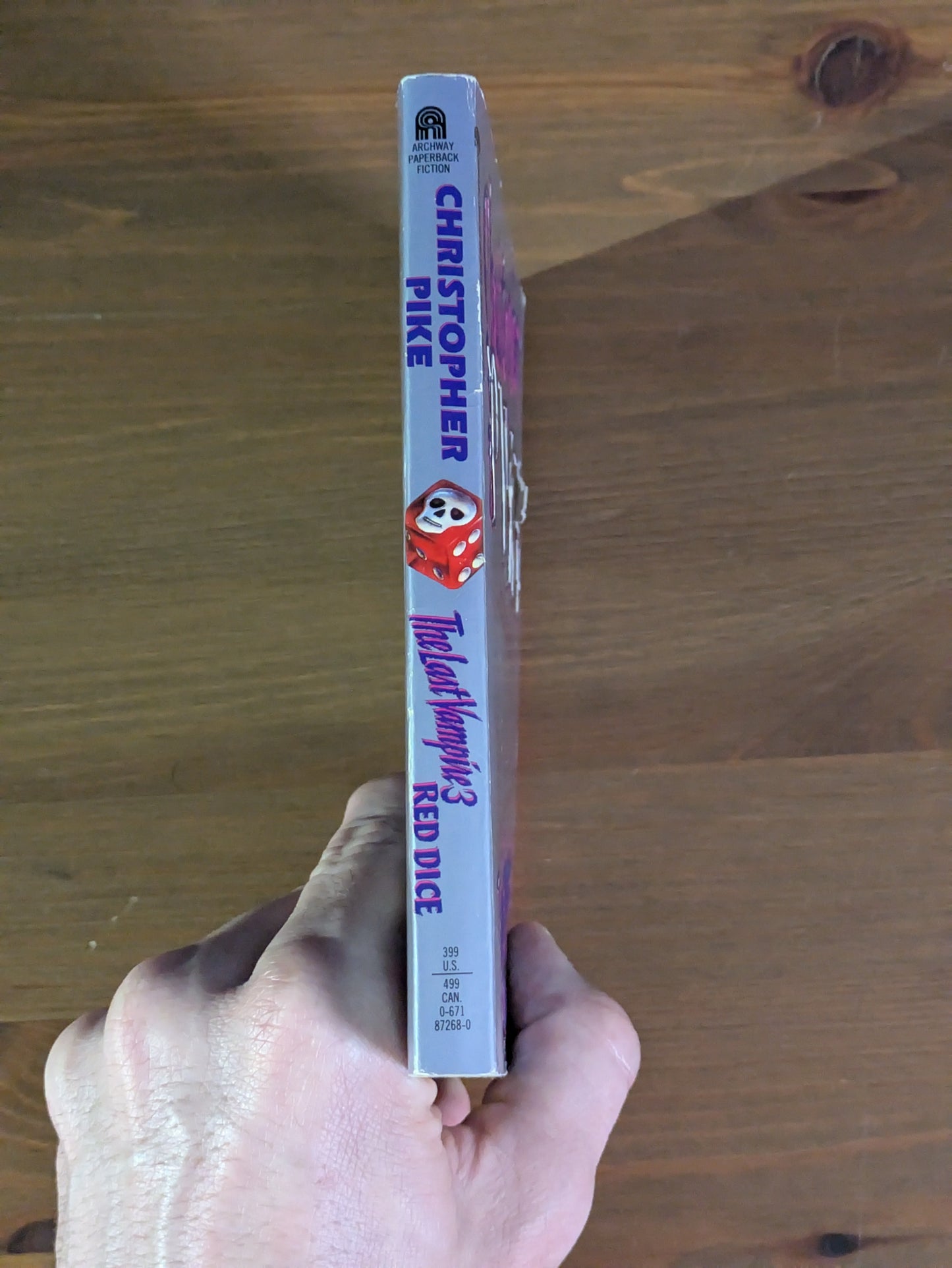 Red Dice (The Last Vampire #3) by Christopher Pike - Vintage Paperback