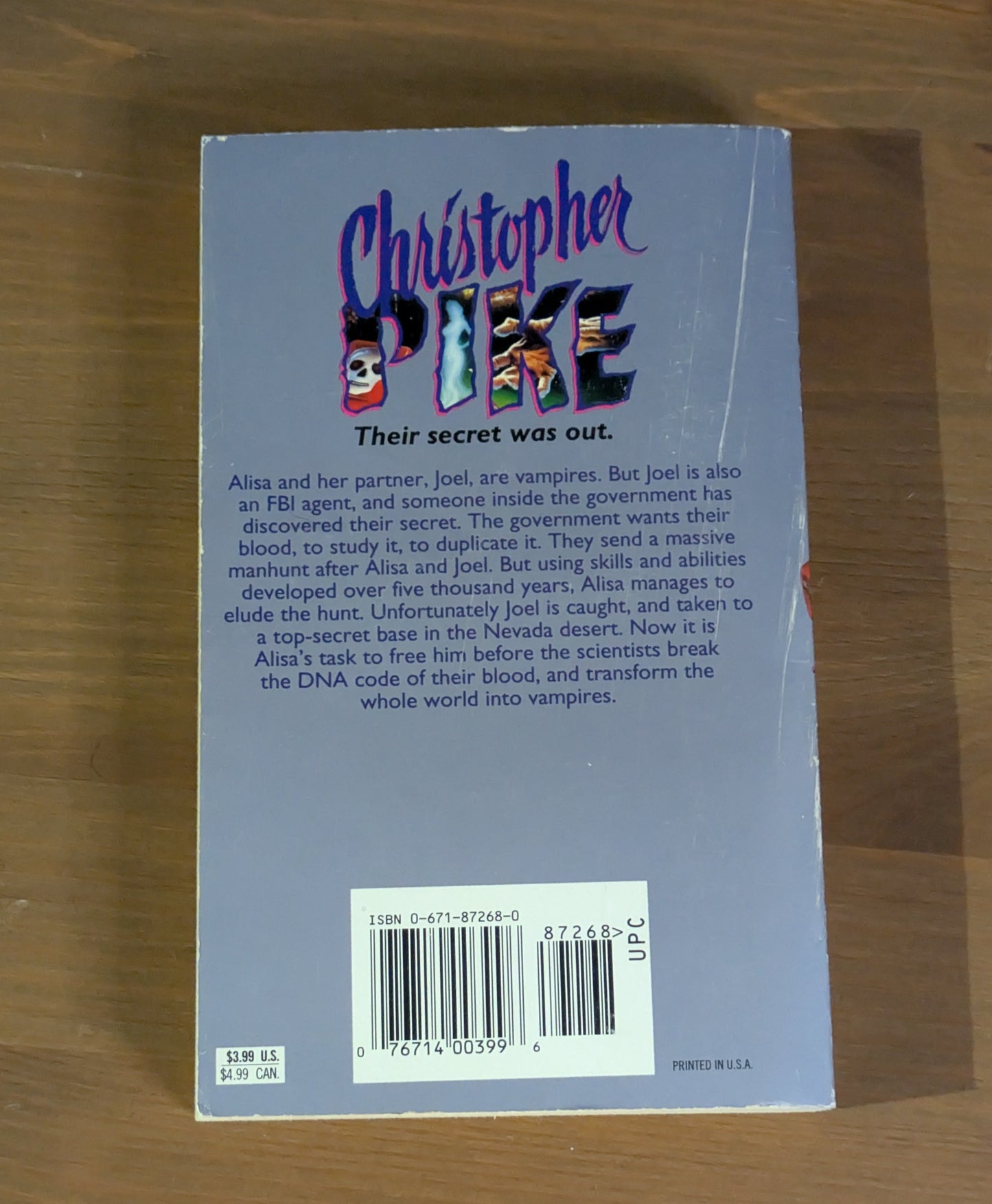 Red Dice (The Last Vampire #3) by Christopher Pike - Vintage Paperback