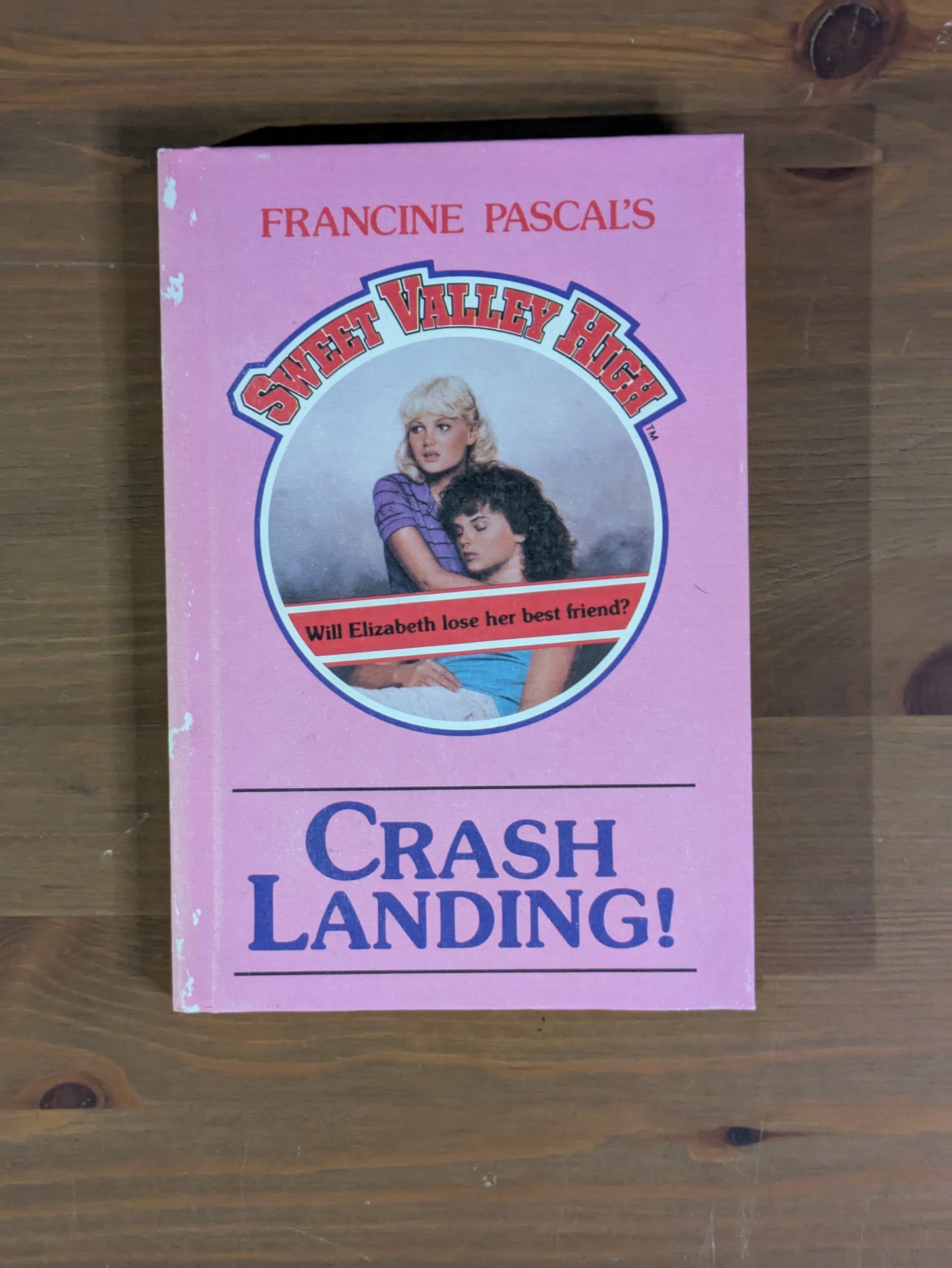 Crash Landing! (Sweet Valley High #20) by Francine Pascal - Vintage Hardcover