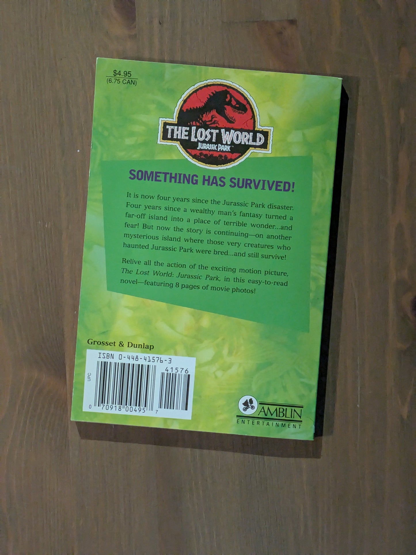 Lost World, The (Jurassic Park: Junior Novelization) by Gail Herman - Vintage Paperback