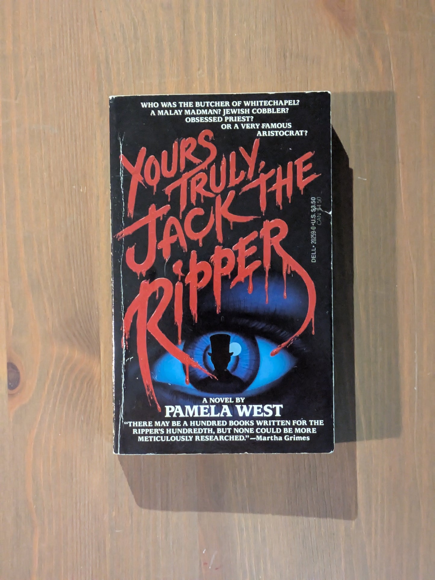 Yours Truly, Jack the Ripper (Vintage Paperback) by Pamela West