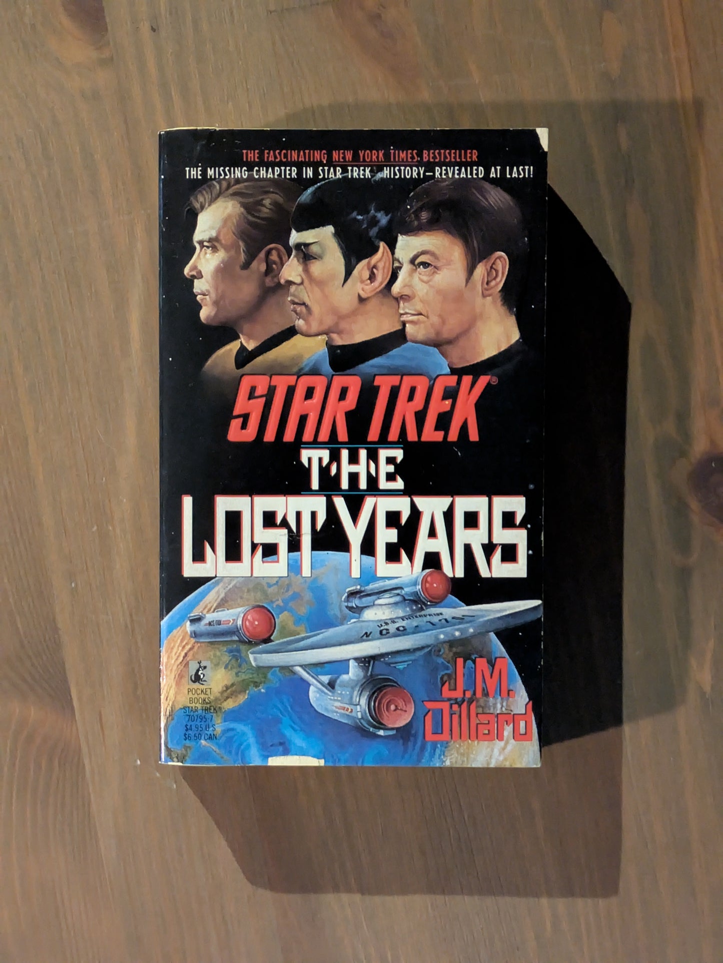 Lost Years, The (Star Trek) by J.M. Dillard - Vintage Paperback
