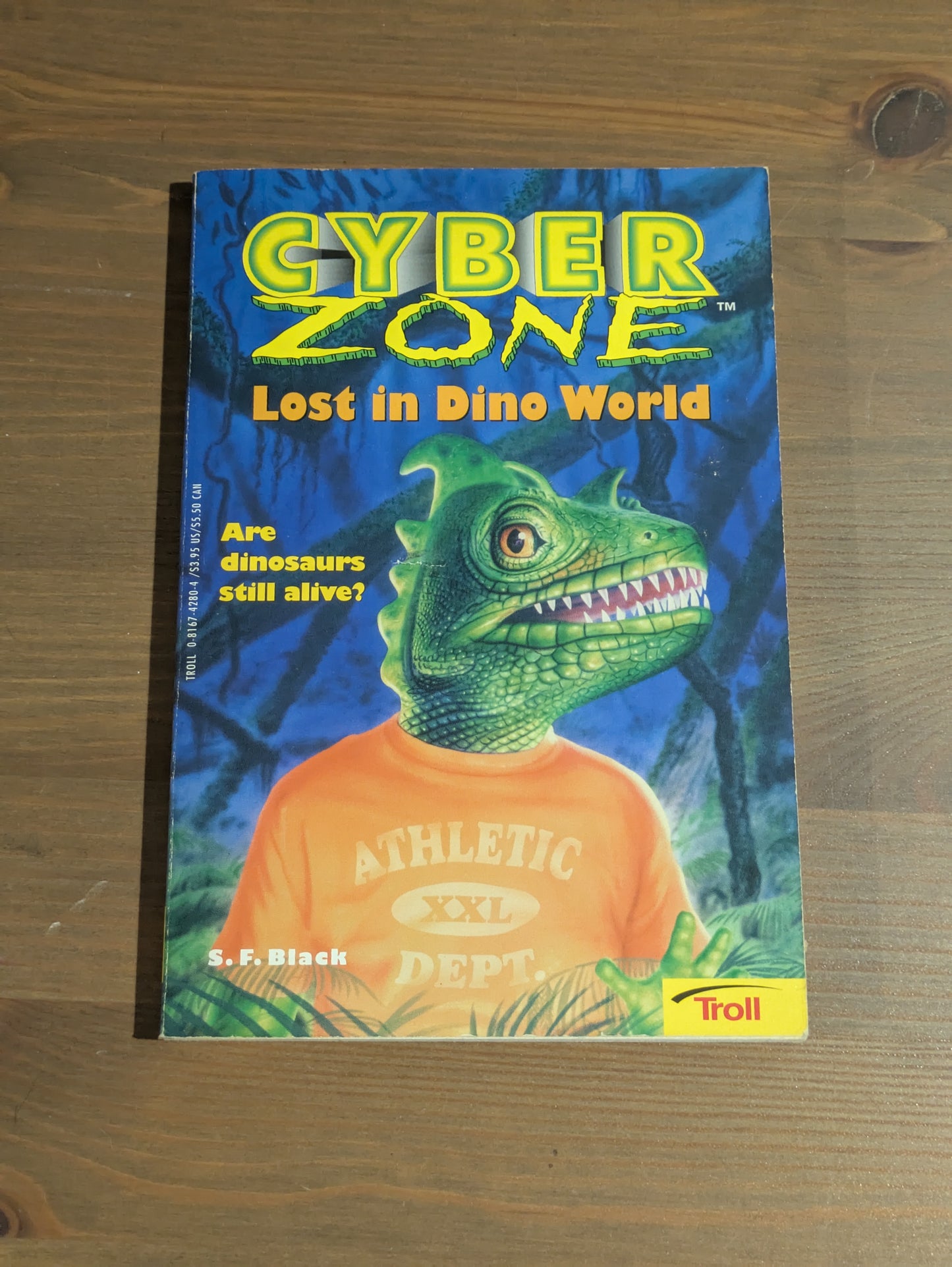 Lost In Dino World (Cyber Zone #2) by S.F. Black - Vintage Paperback