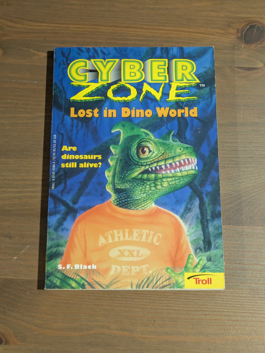Lost In Dino World (Cyber Zone #2) by S.F. Black - Vintage Paperback
