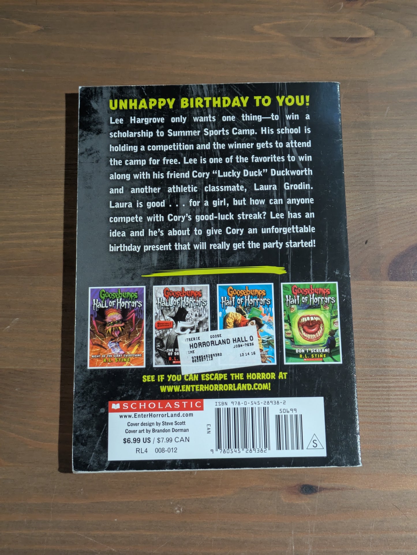 Birthday Party of No Return! (Goosebumps: Hall Of Horrors #6) by R.L. Stine - Paperback