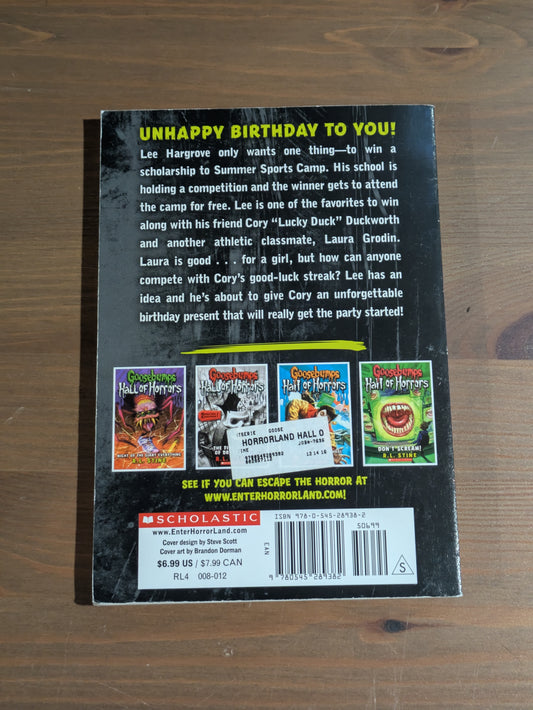 Birthday Party of No Return! (Goosebumps: Hall Of Horrors #6) by R.L. Stine - Paperback
