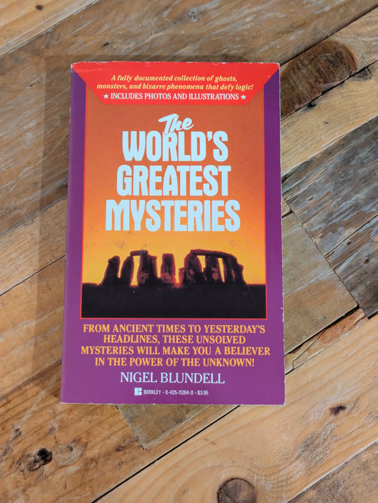 Worlds Greatest Mysteries (Vintage Paperback) by Nigel Blundell