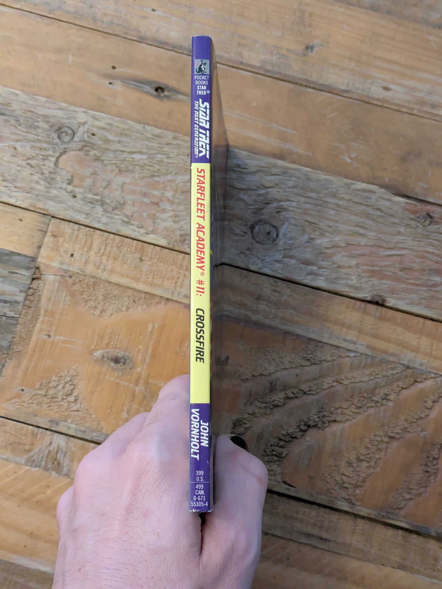 Crossfire (Star Trek: TNG: Starfleet Academy #11) by John Vornholt