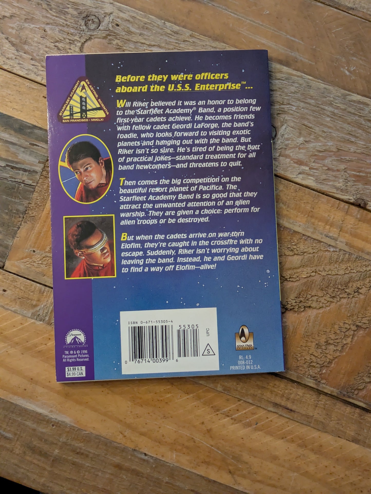 Crossfire (Star Trek: TNG: Starfleet Academy #11) by John Vornholt