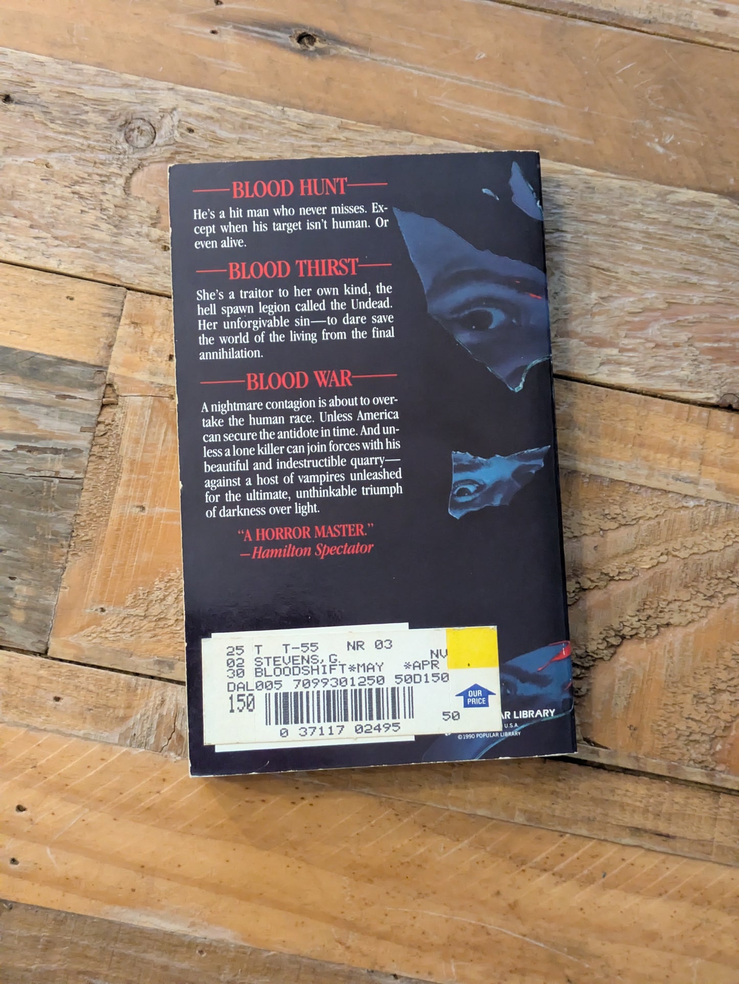 Bloodshift (Vintage Paperback) by Garfield Reeves-Stevens