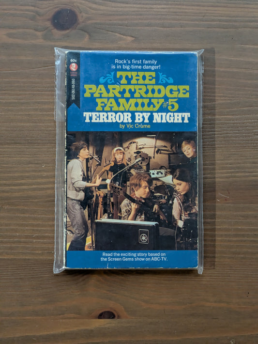 Terror by Night (The Partridge Family #5) by Vic Crume - Vintage Paperback