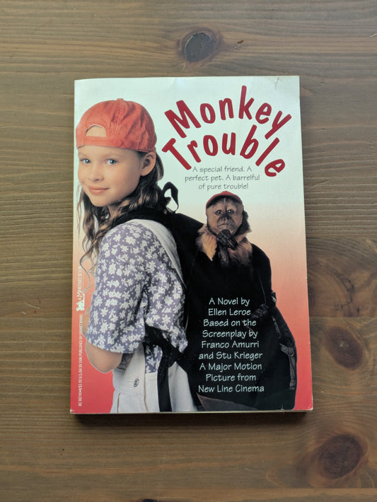 Monkey Trouble (Vintage Tie-In Paperback) by Ellen Leroe