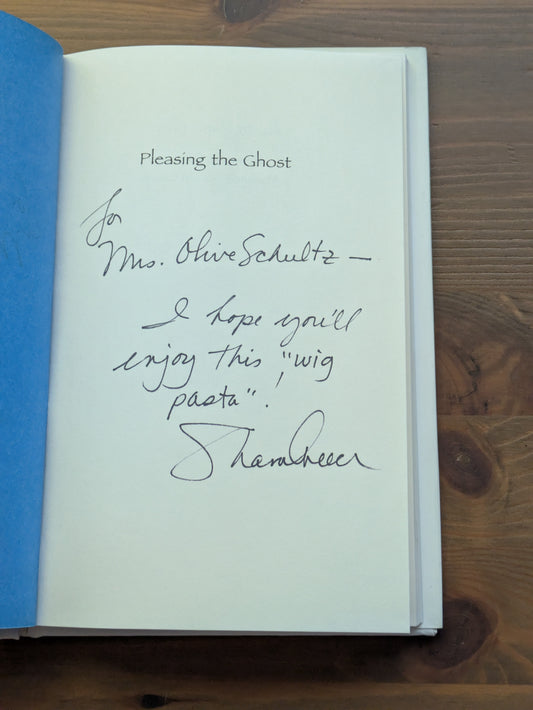Pleasing the Ghost (Signed Hardcover) by Sharon Creech, Stacey Schuett (Illustrator)