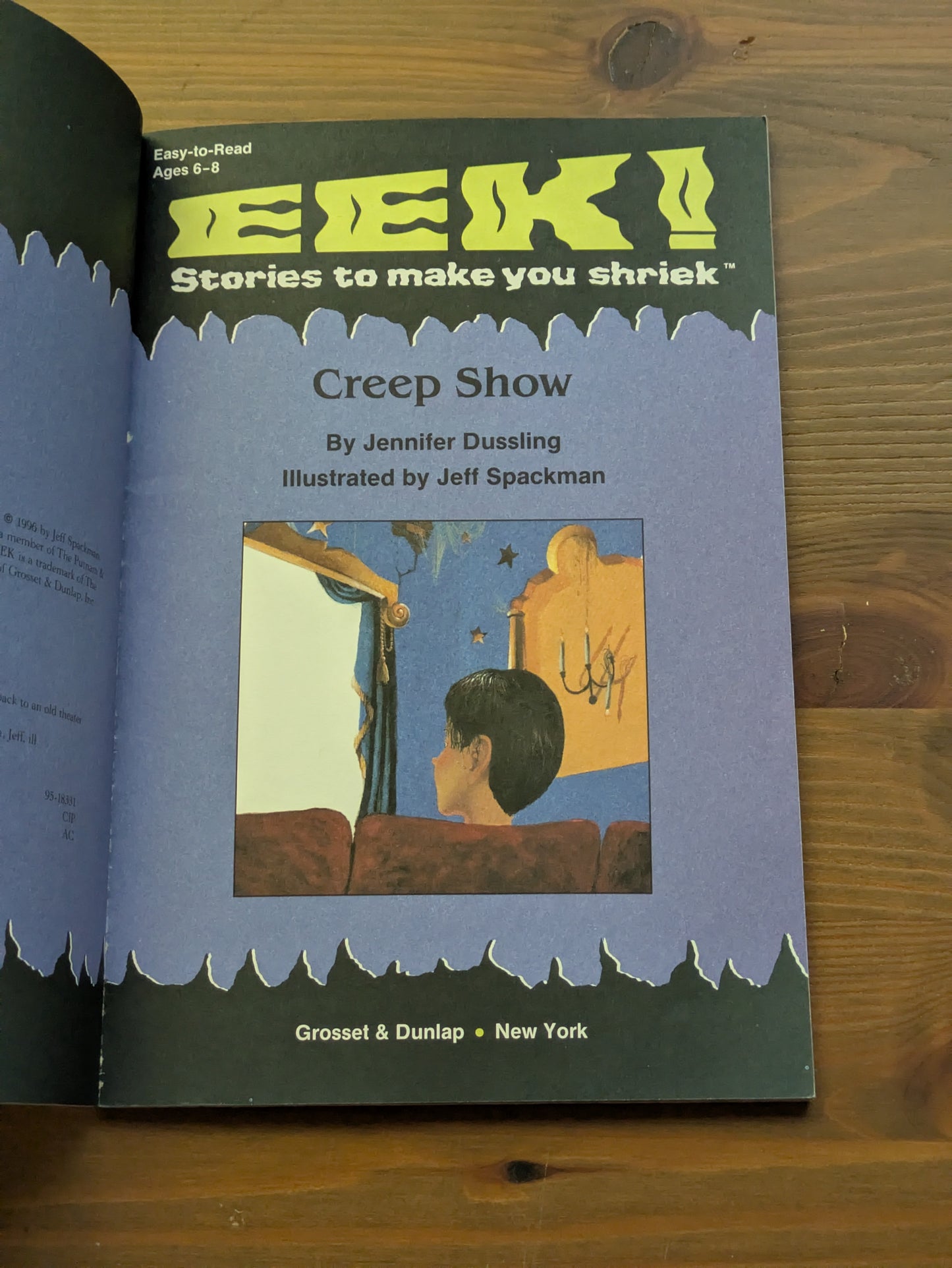 Creep Show (Eek! Stories to Make You Shriek!) by Jennifer Dussling, Jeff Spackman (Illustrator) - Vintage Paperback