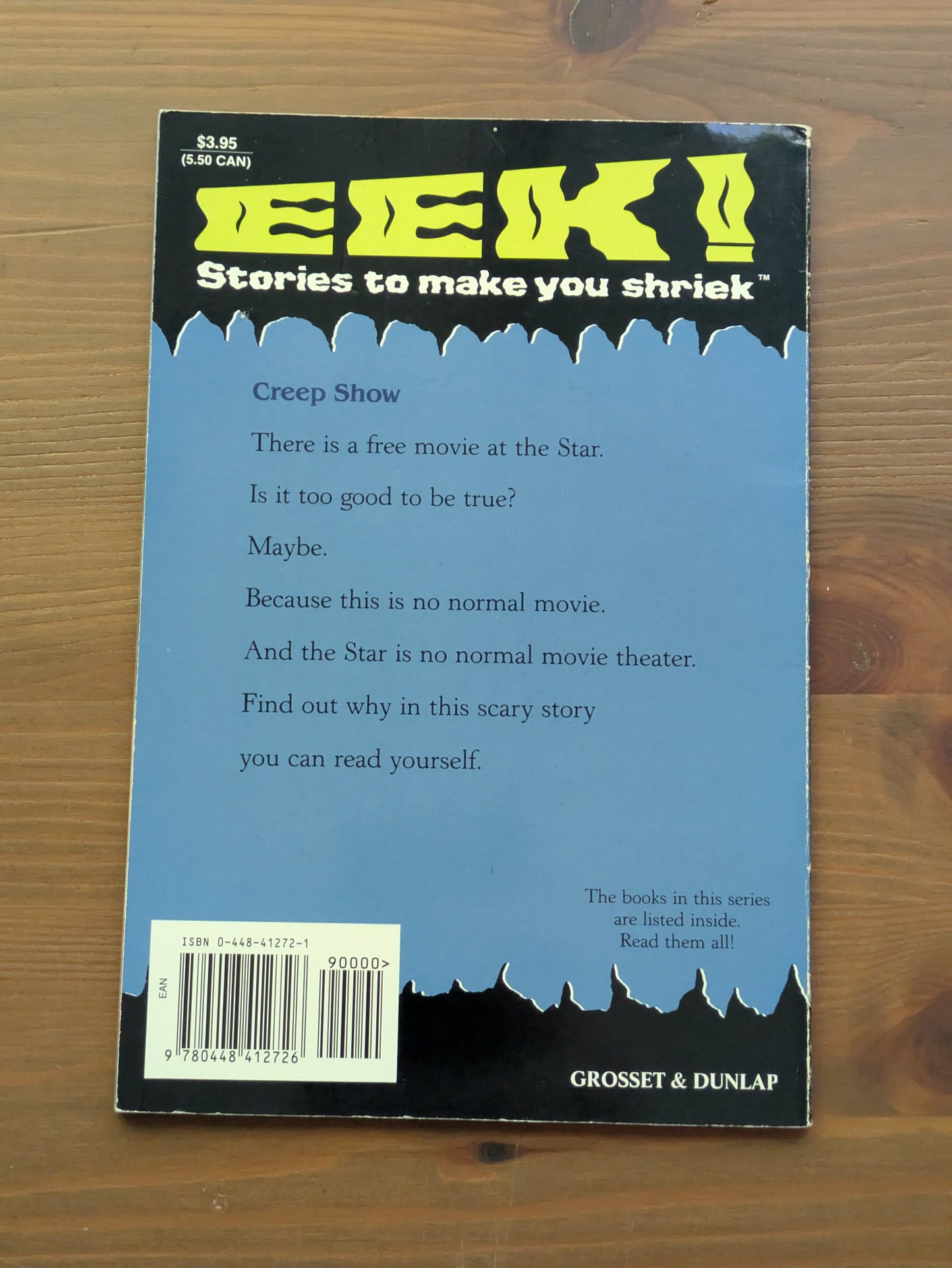 Creep Show (Eek! Stories to Make You Shriek!) by Jennifer Dussling, Jeff Spackman (Illustrator) - Vintage Paperback