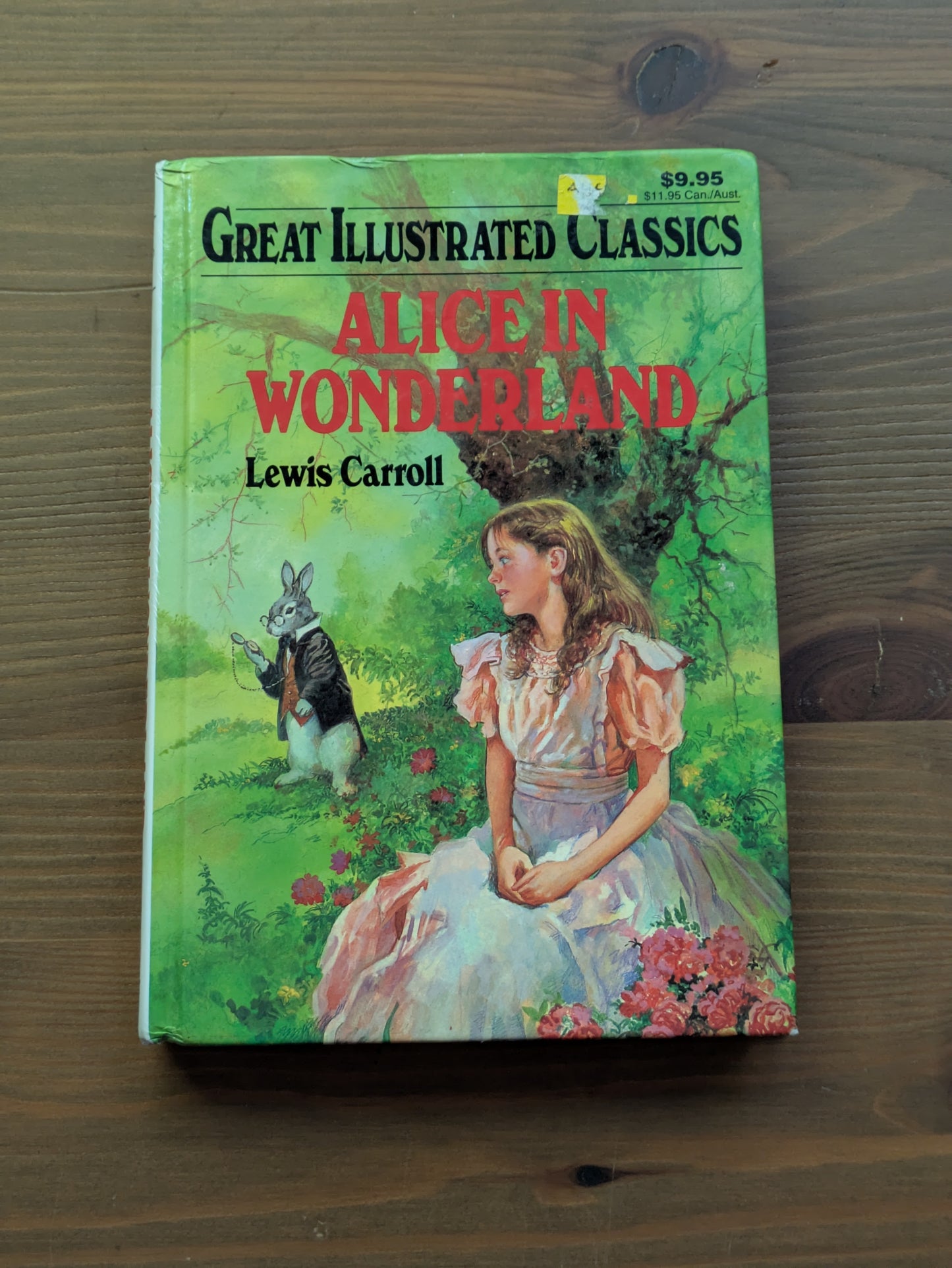 Alice in Wonderland (Great Illustrated Classics) by Eliza Gatewood Warren, Lewis Caroll - Vintage Hardcover