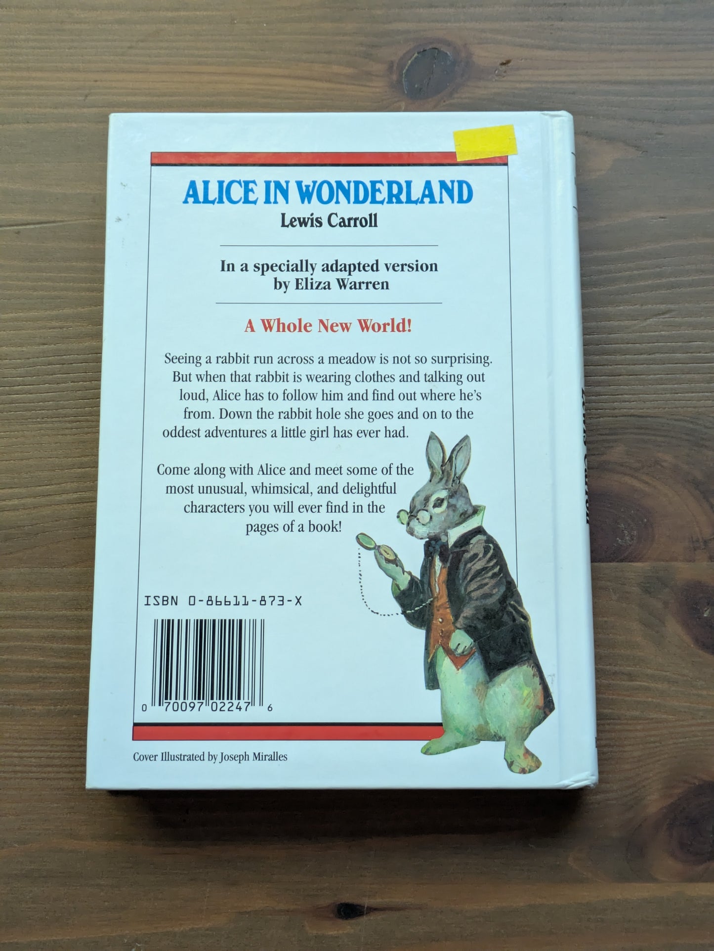 Alice in Wonderland (Great Illustrated Classics) by Eliza Gatewood Warren, Lewis Caroll - Vintage Hardcover