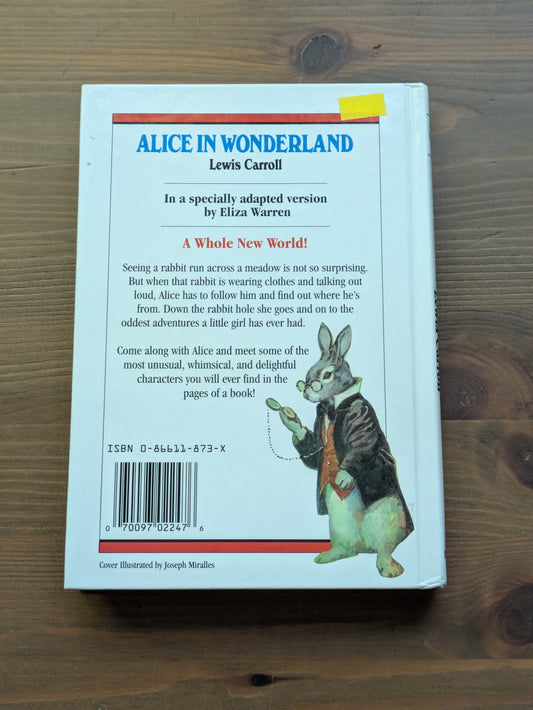 Alice in Wonderland (Great Illustrated Classics) by Eliza Gatewood Warren, Lewis Caroll - Vintage Hardcover