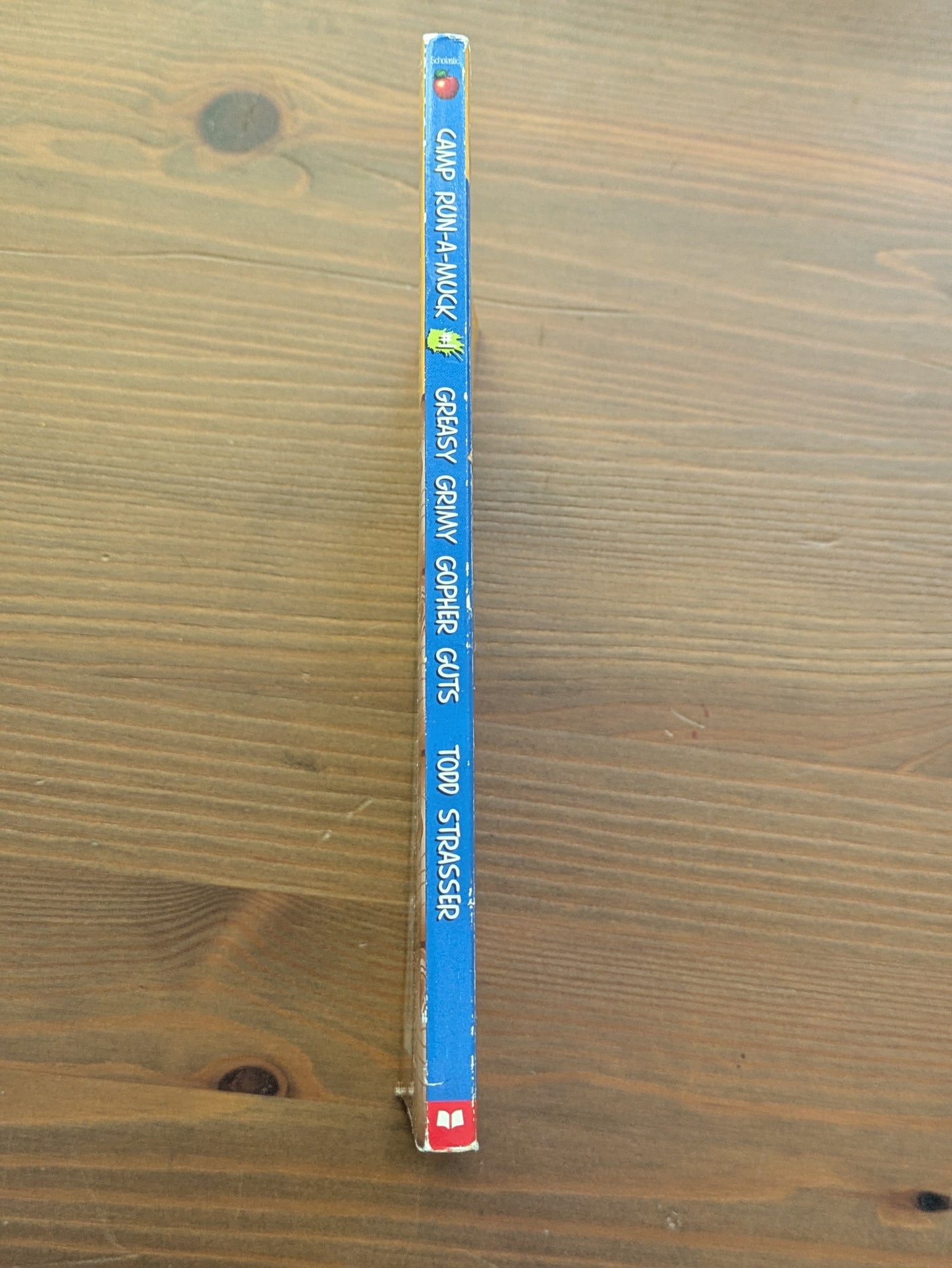 Greasy Grimy Gopher Guts (Camp Run-A-Muck #1) by Todd Strasser - Vintage Paperback