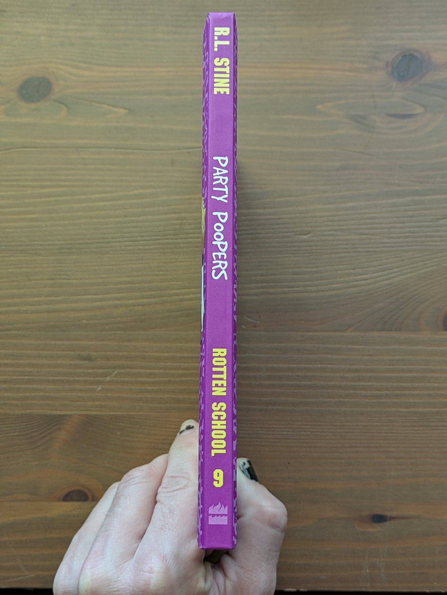 Party Poopers (Rotten School #9) by R.L. Stine, Trip Park (Illustrator) - Hardcover