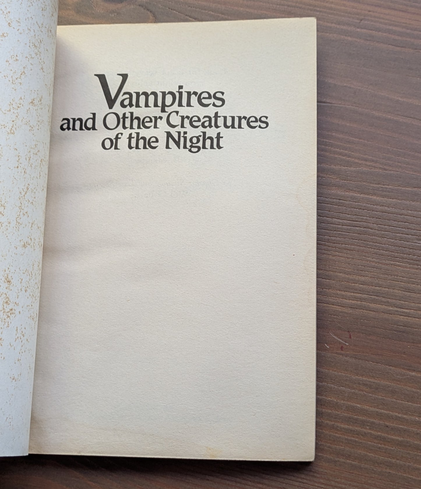 Vampires and Other Creatures of the Night (Vintage Paperback) by Rita Golden Gelman, Nancy Lamb