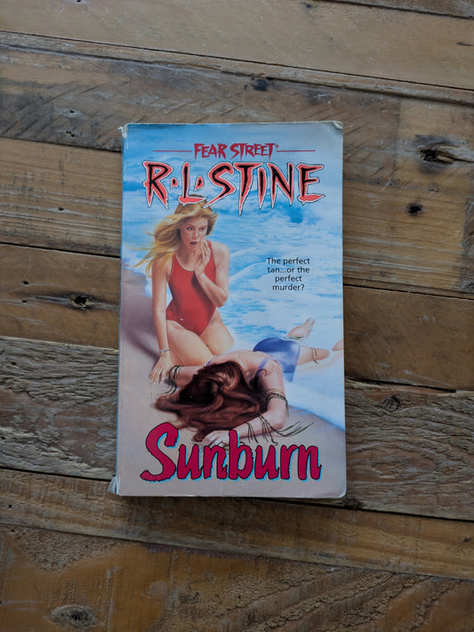 Sunburn (Fear Street #19) by RL Stine - Vintage Paperback