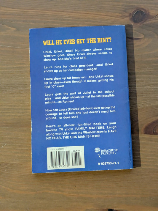 Have No Fear, The Urk Man Is Here (Family Matters #2) by Bonnie Worth - Vintage Paperback