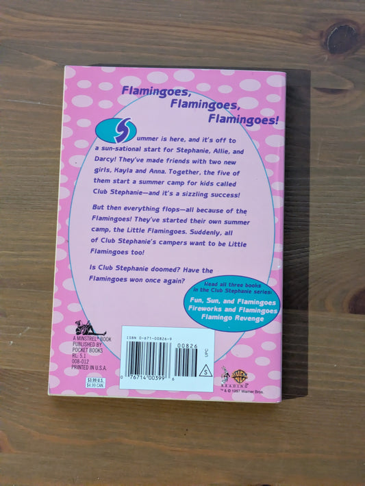 Fun, Sun, and Flamingoes (Full House: Club Stephanie #1) by Janet Quin-Harkin - Vintage Paperback