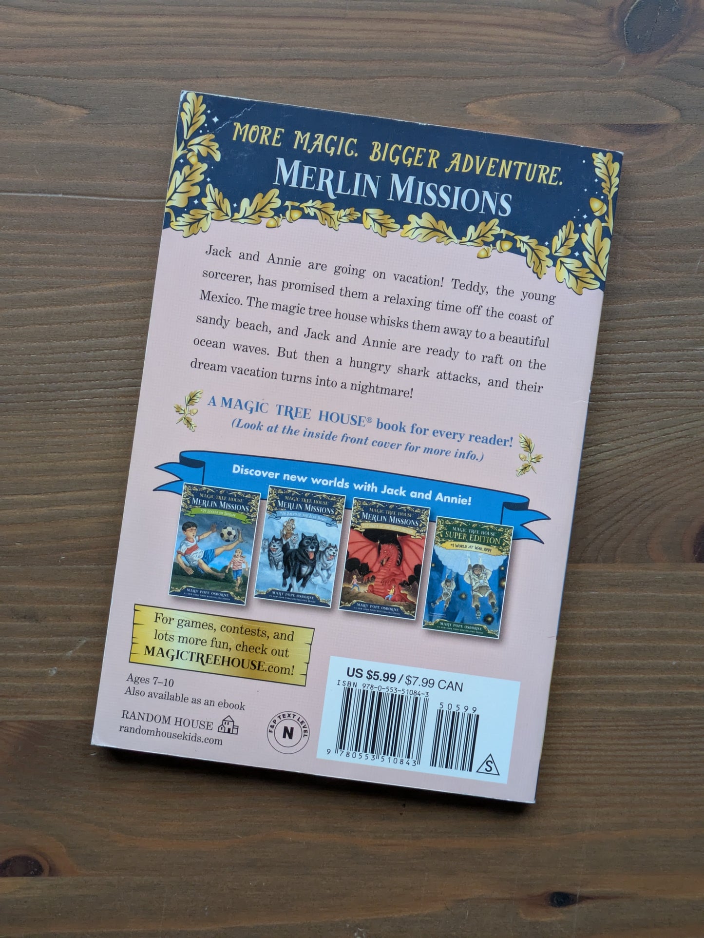 Shadow of the Shark (Magic Tree House: Merlin Missions #25) by Mary Pope Osborne