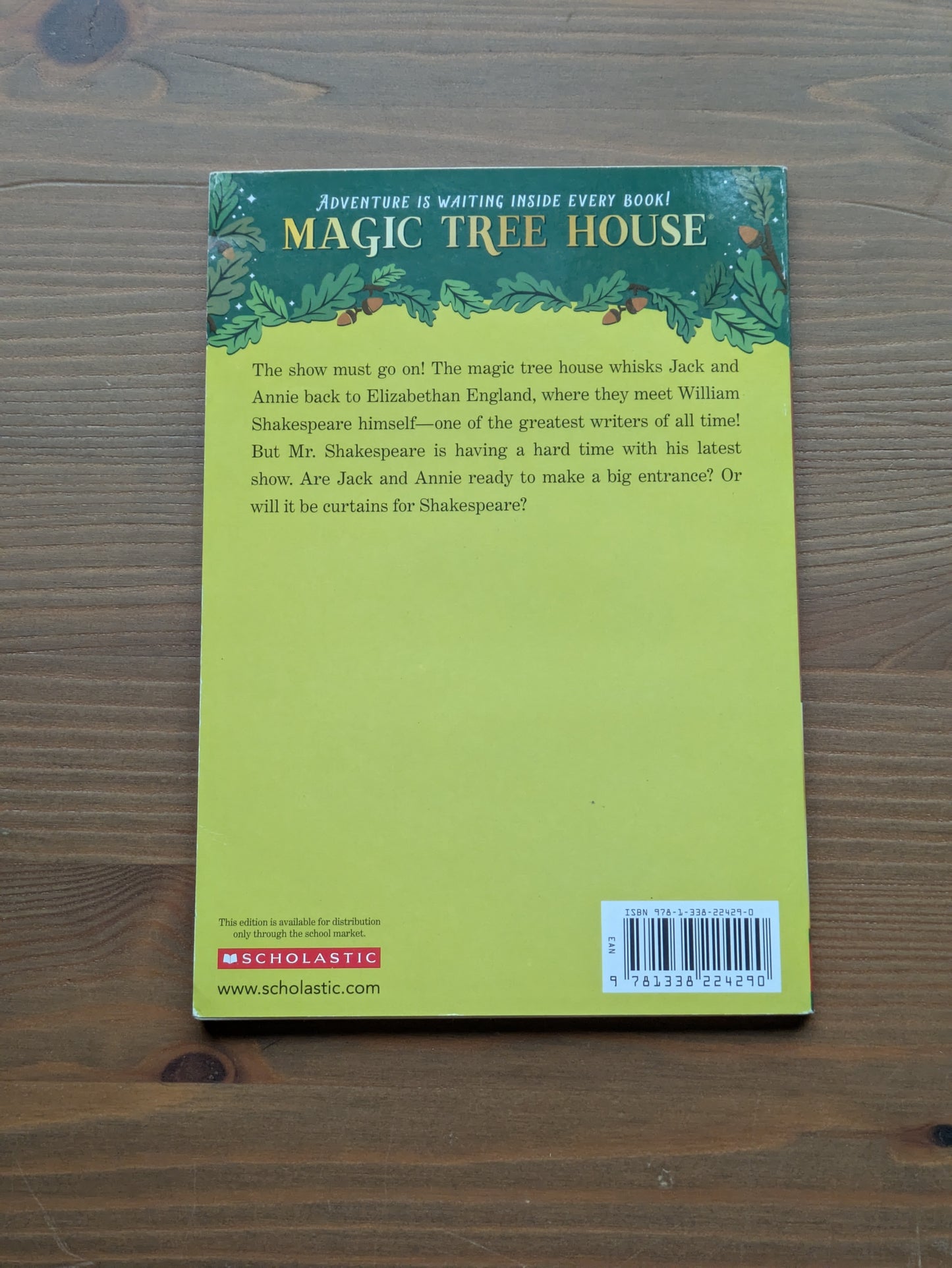 Stage Fright on a Summer Night (Magic Treehouse #25) by Mary Pope Osborne - Paperback