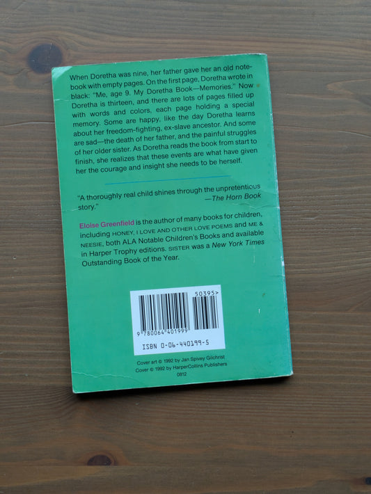 Sister (Vintage Paperback) by Eloise Greenfield, Moneta Barnett (Illustrator)