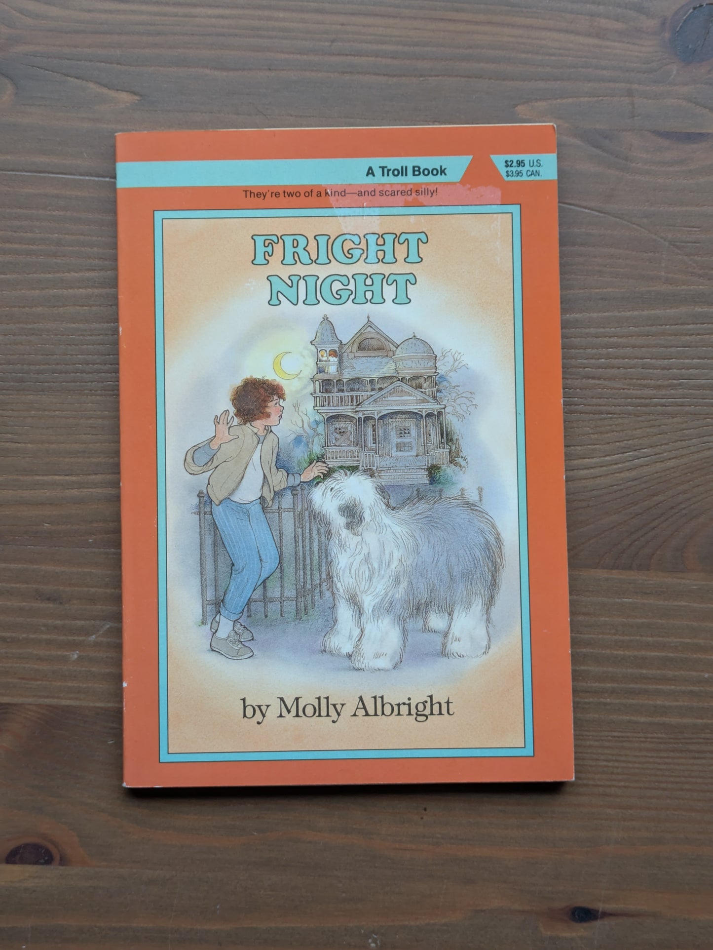 Fright Night (Two of a Kind) by Molly Albright, Eulala Conner (Illustrator) Vintage Paperback