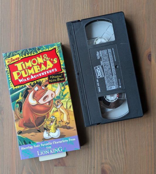 Hangin With Baby (Timon & Pumbaa's Wild Adventures) Vintage Disney VHS