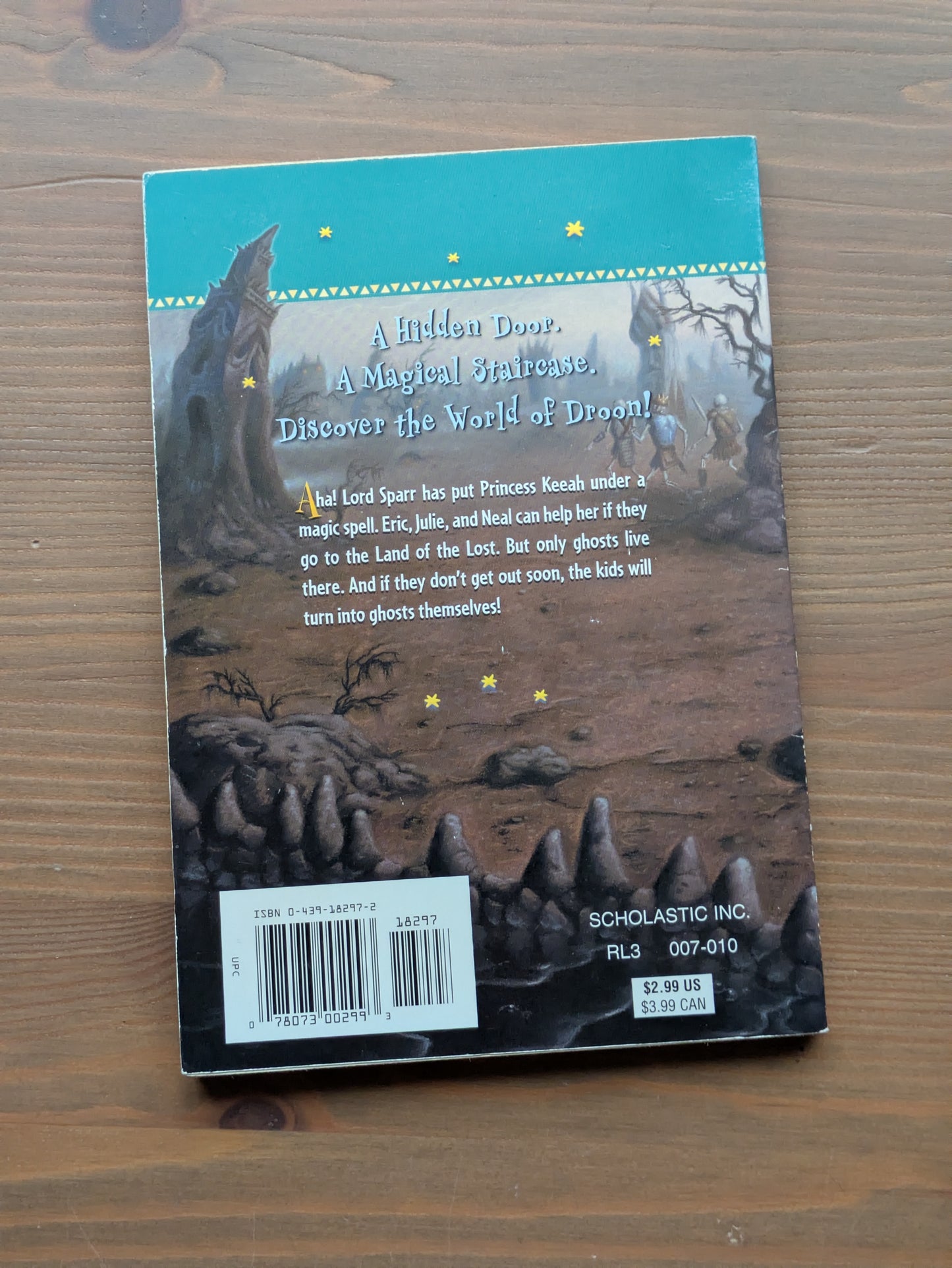 Into the Land of the Lost (The Secrets of Droon #7) by Tony Abbott, Tim Jessell