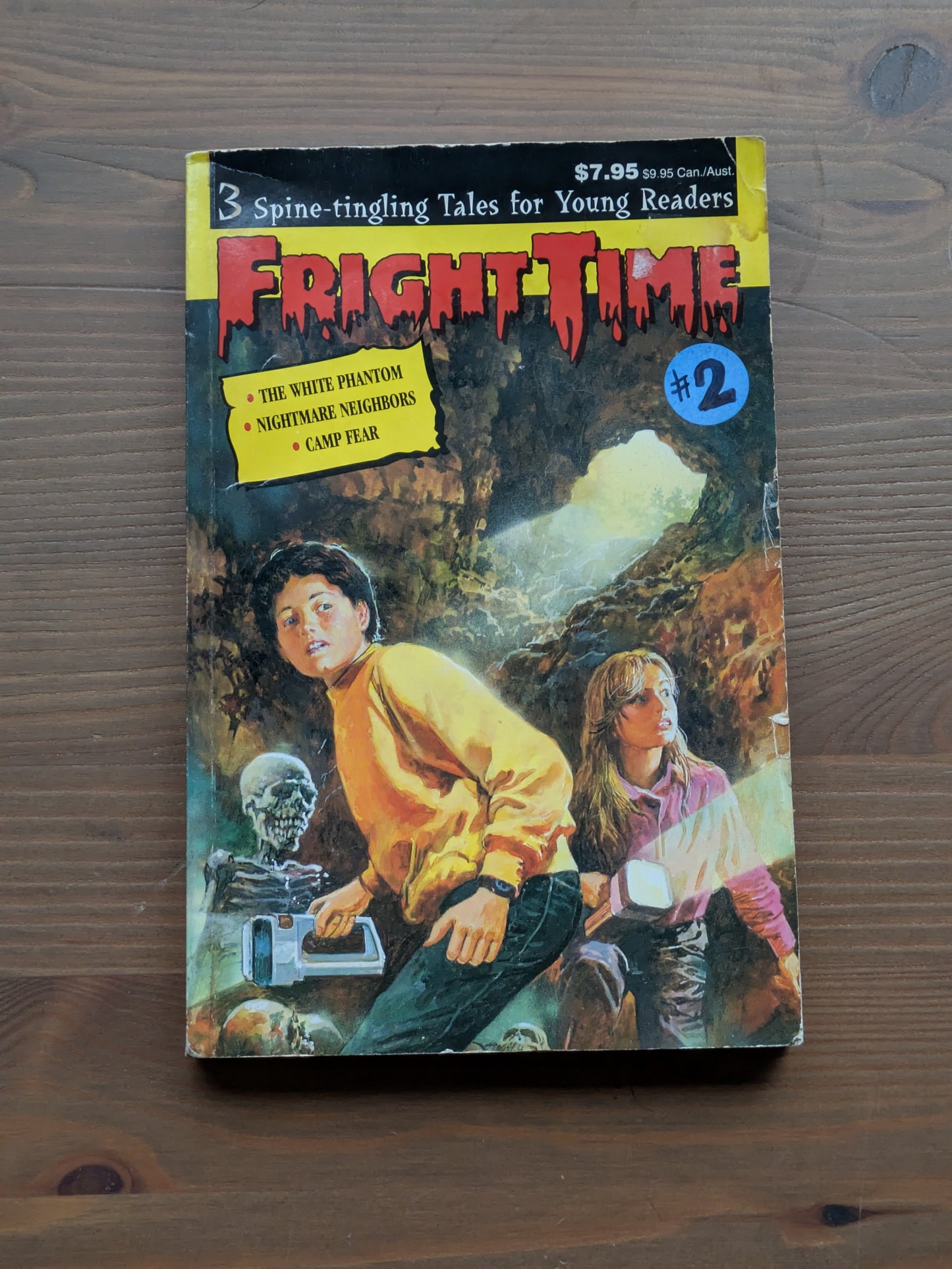 Fright Time #2 (Vintage Paperback Anthology) White Phantom, Nightmare Neighbors, Camp Fear
