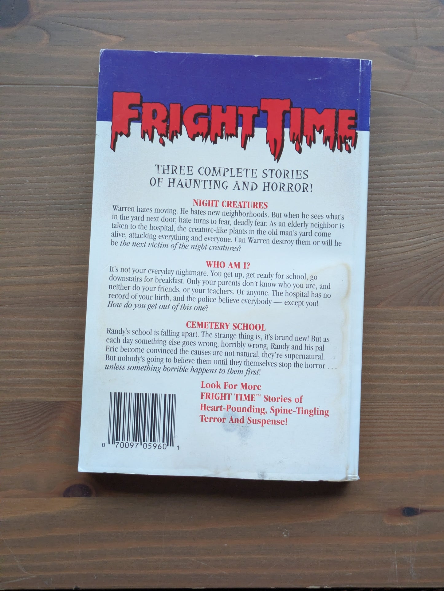 Fright Time #6 (Vintage Paperback Anthology)