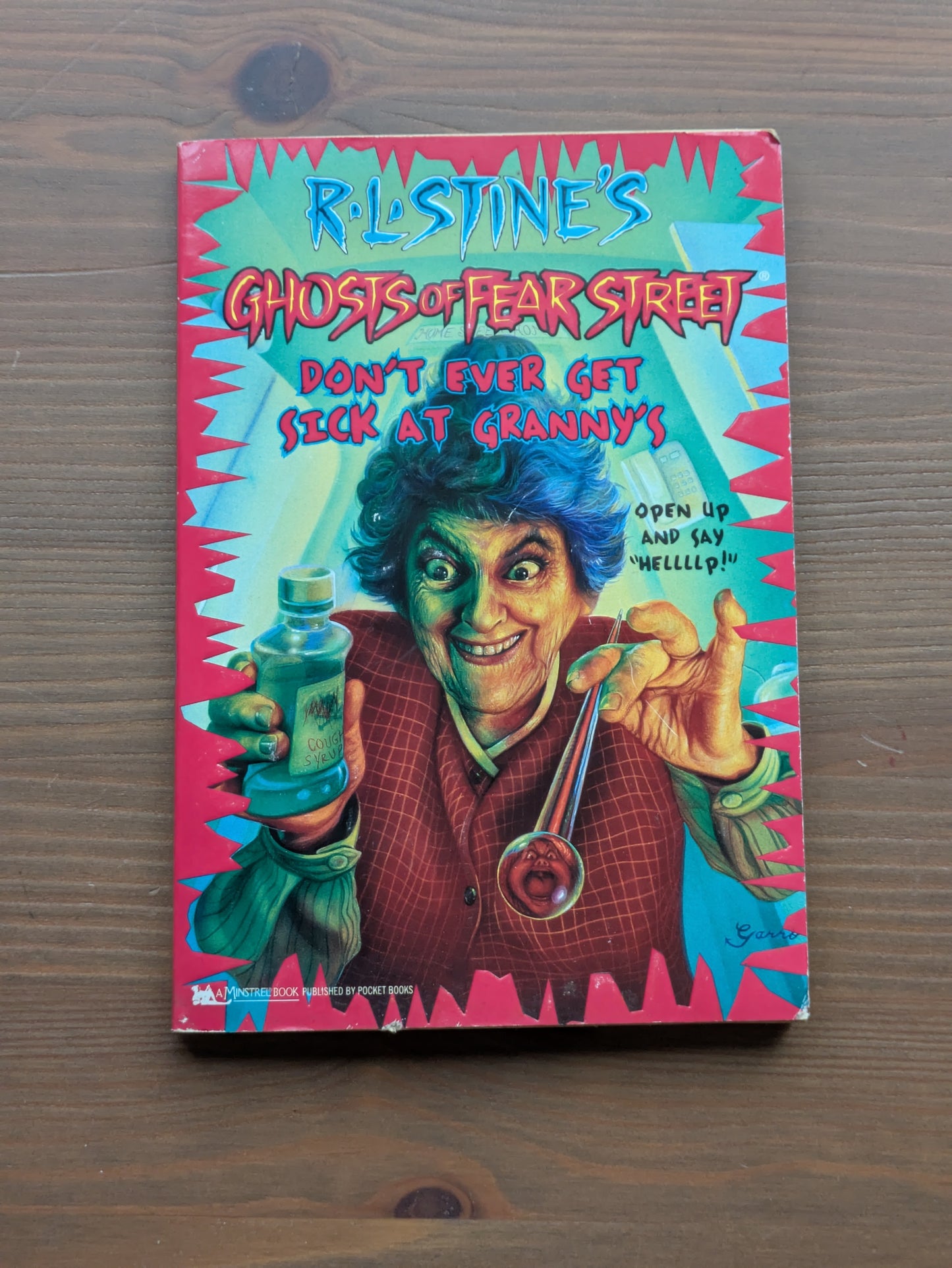 Don't Ever Get Sick at Granny's (Ghosts of Fear Street #16) by R.L. Stine, Jahnna N. Malcolm - Vintage Paperback