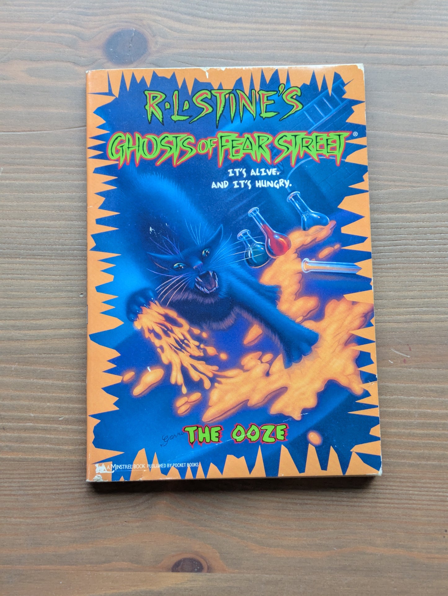 Ooze, The (Ghosts of Fear Street #8) by R.L. Stine - Vintage Paperback