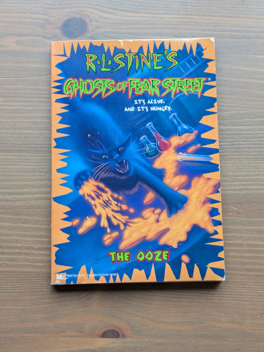 Ooze, The (Ghosts of Fear Street #8) by R.L. Stine - Vintage Paperback
