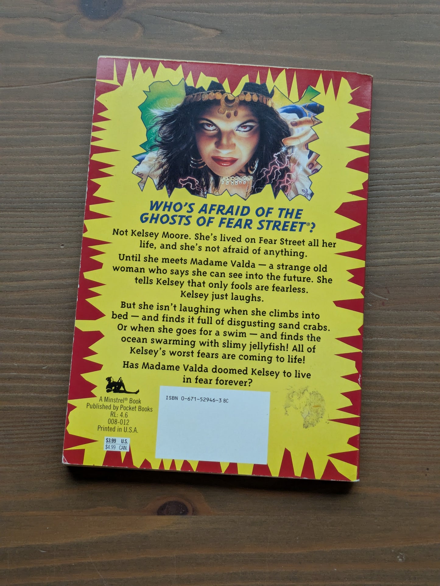 Eye of the Fortune Teller (Ghosts of Fear Street #6) by R.L. Stine - Vintage Paperback