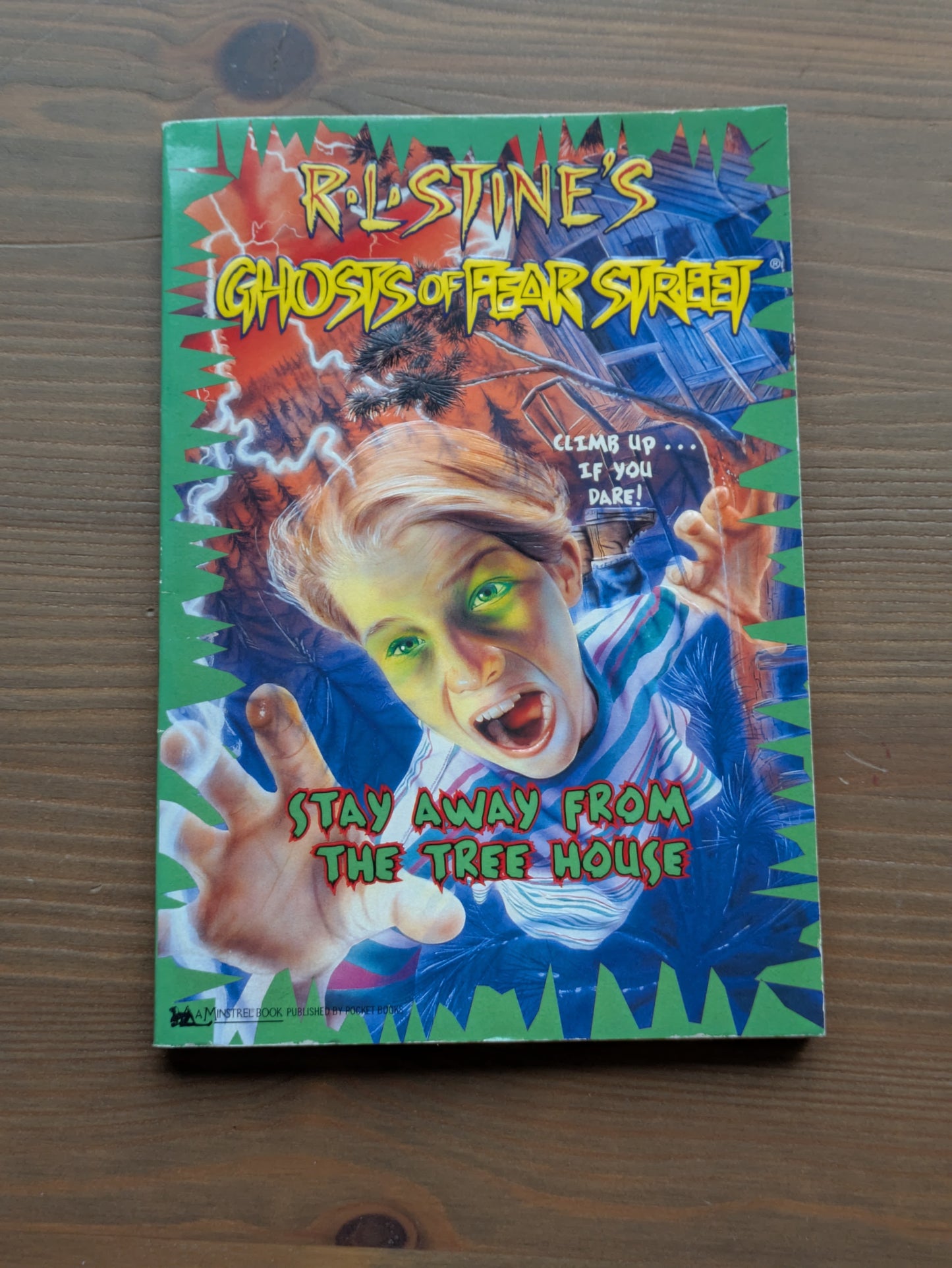 Stay Away from the Treehouse (Ghosts of Fear Street #5) by R.L. Stine - Vintage Paperback