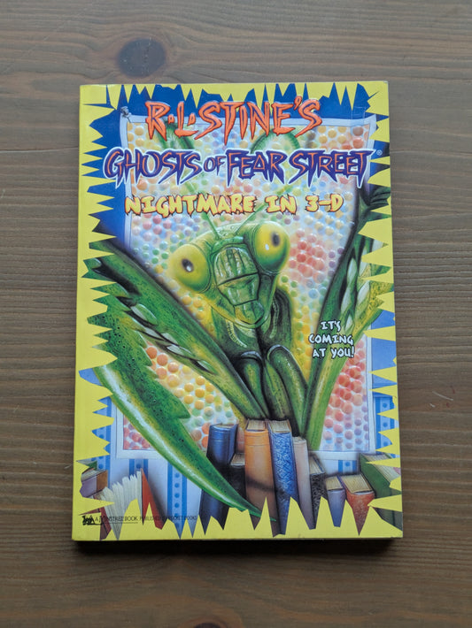 Nightmare in 3-D (Ghosts of Fear Street #4) by R.L. Stine - Vintage Paperback