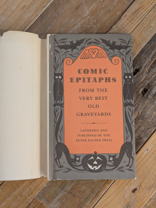 Comic Epitaphs from the Very Best Old Graveyards (Vintage Hardcover) by Peter Pauper Press