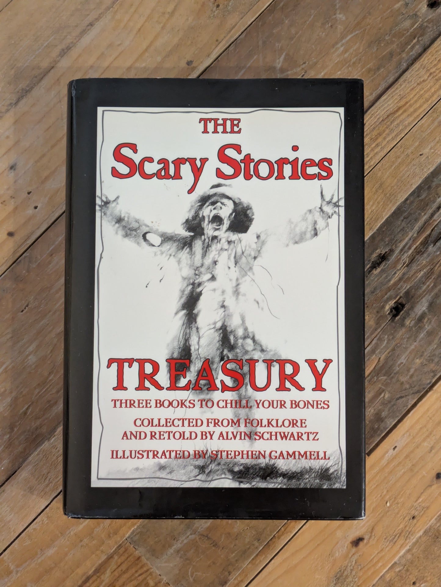 Scary Stories Treasury (Vintage Hardcover) by Alvin Schwartz, Stephen Gammell (Illustrator)
