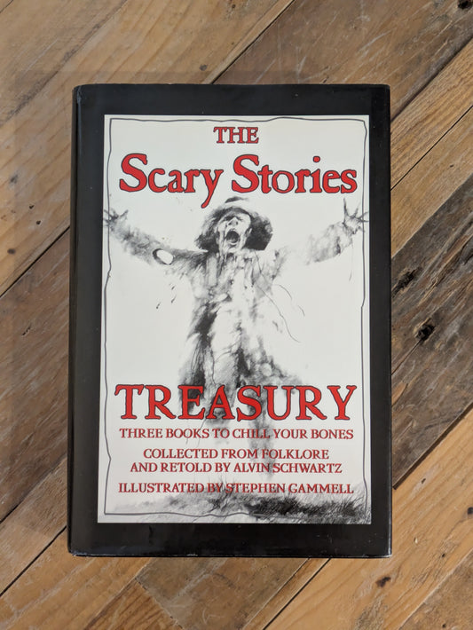 Scary Stories Treasury (Vintage Hardcover) by Alvin Schwartz, Stephen Gammell (Illustrator)