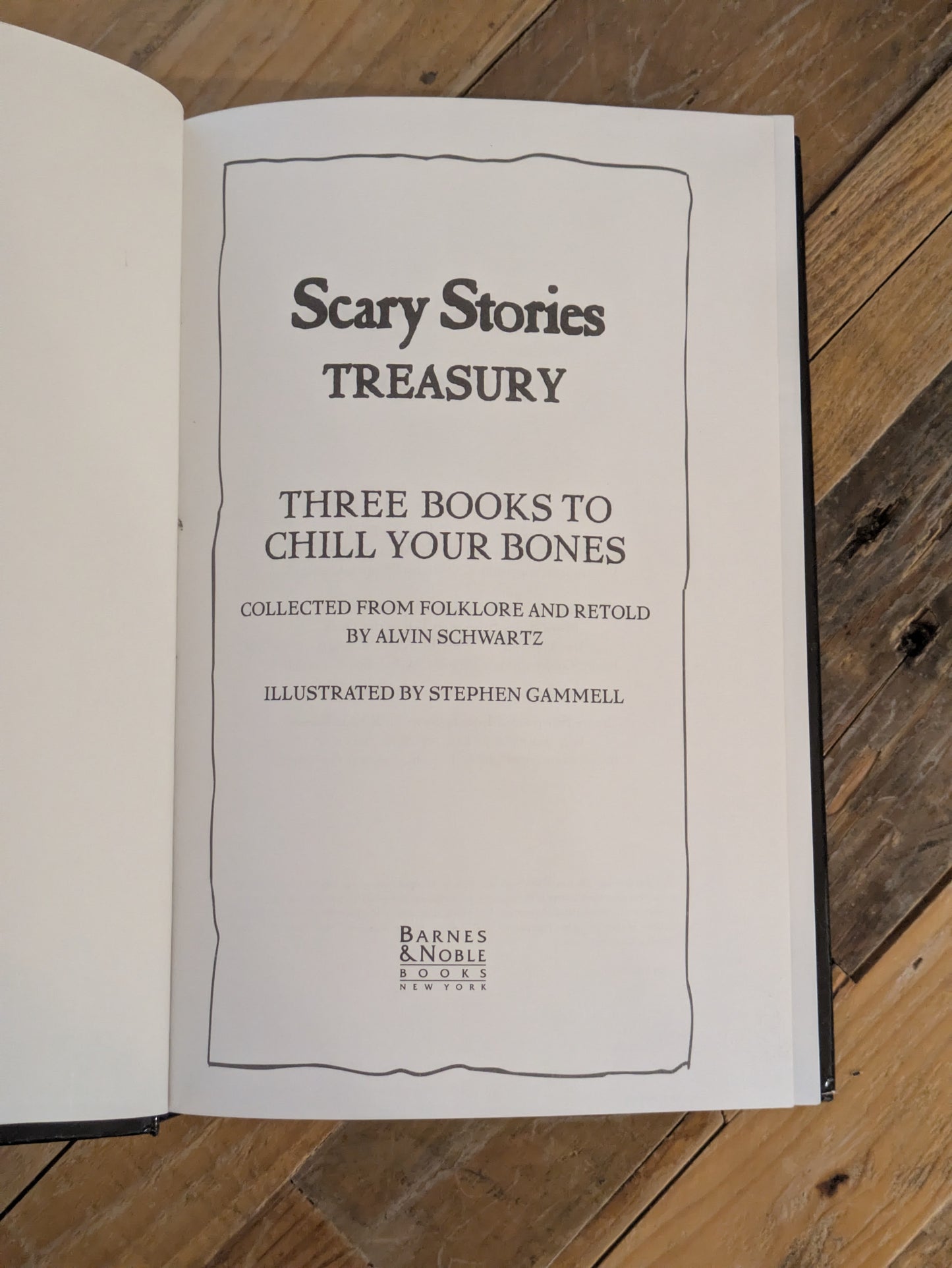 Scary Stories Treasury (Vintage Hardcover) by Alvin Schwartz, Stephen Gammell (Illustrator)