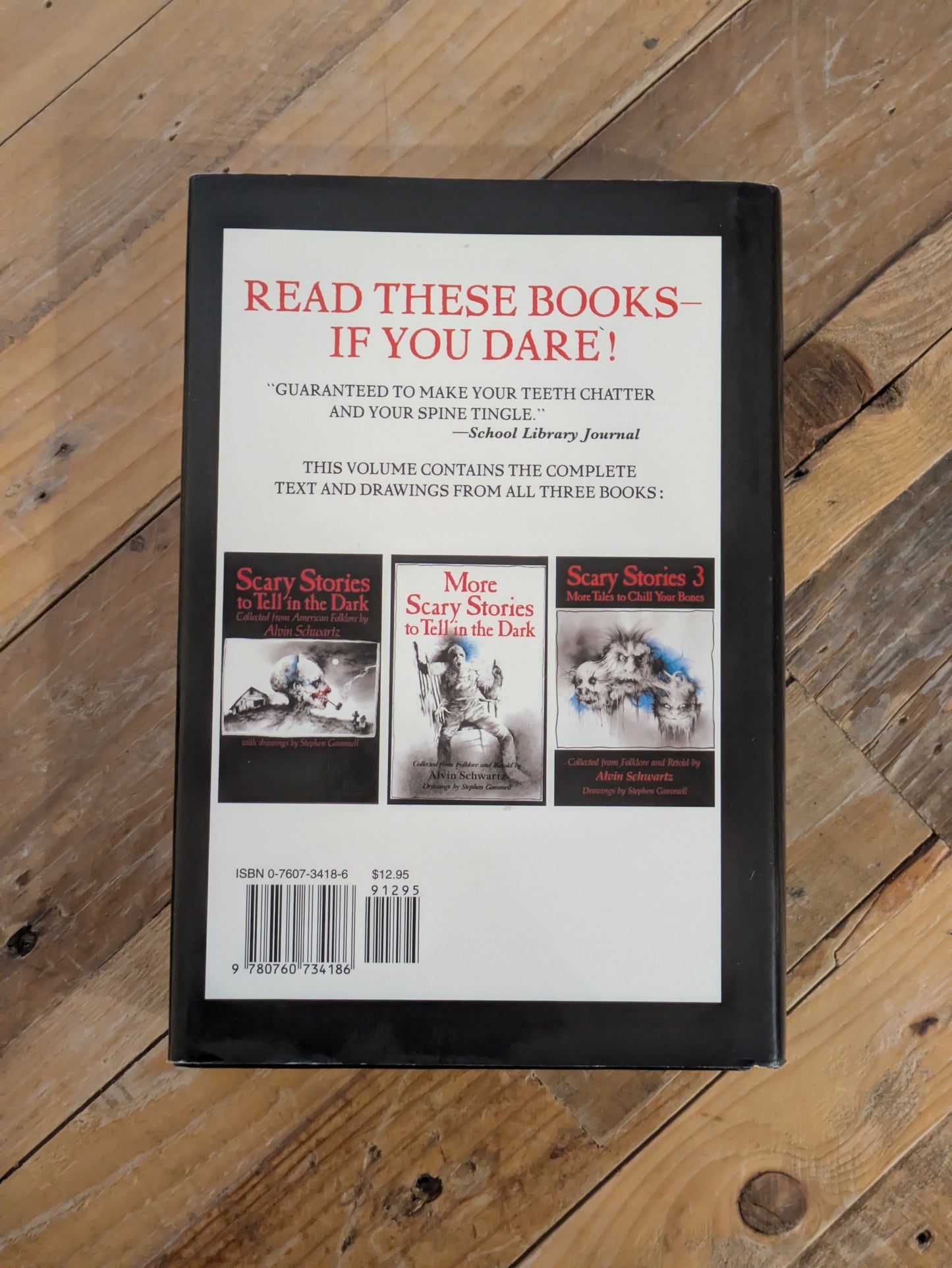 Scary Stories Treasury (Vintage Hardcover) by Alvin Schwartz, Stephen Gammell (Illustrator)