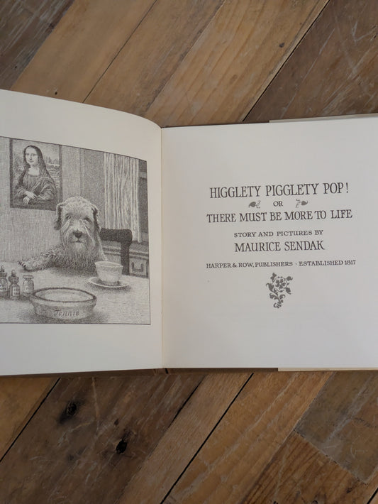 Higglety Pigglety Pop! (or There Must Be More to Life) by Maurice Sendak - Rare Vintage Hardcover