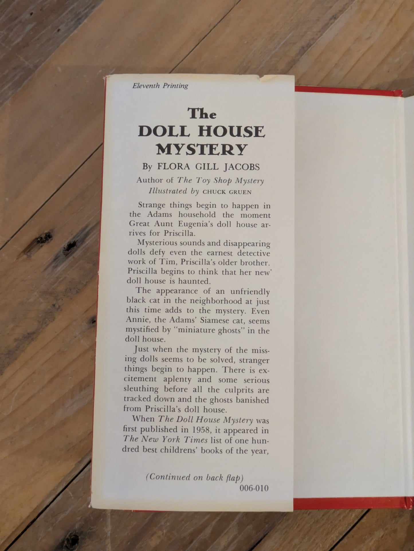 Doll House Mystery, The (Autographed Hardcover) by Flora Gill Jacobs, Chuck Gruen (Illustrator)